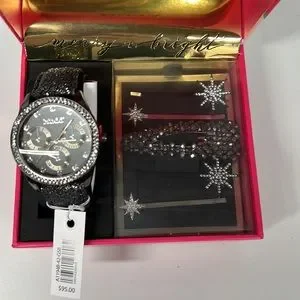 Mudd | Accessories | Womens Mudd Black Glitter Watch Hair  display picture 1